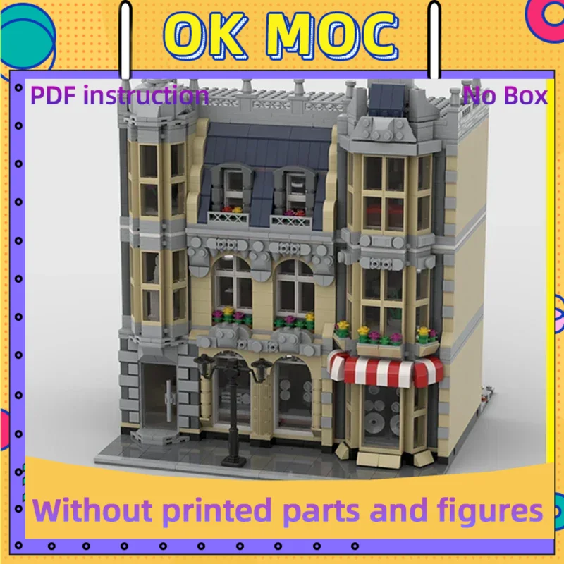 Diy Electronics Store - Moc 빌딩 블록 스트리트 뷰 모델
