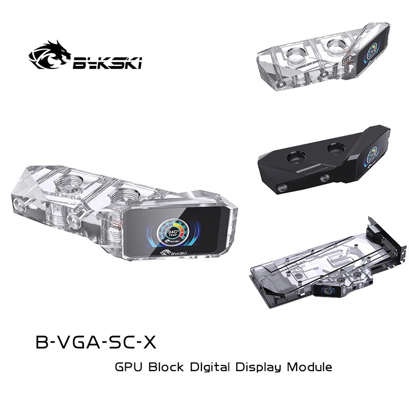 Oled Display Module - Bykski B-VGA-SC-X OLED 디지털 디스플레이 LCD