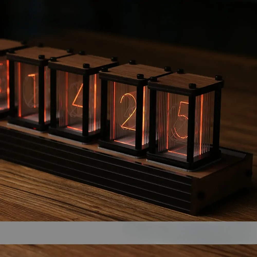 Diy Electronics Ideas - RGB 닉시 튜브 시계 DIY 탁상
