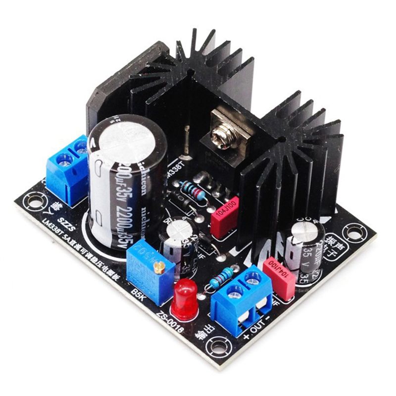 Diy Electronics Power Supply - LM338 5A 출력 조정 가능한 선형