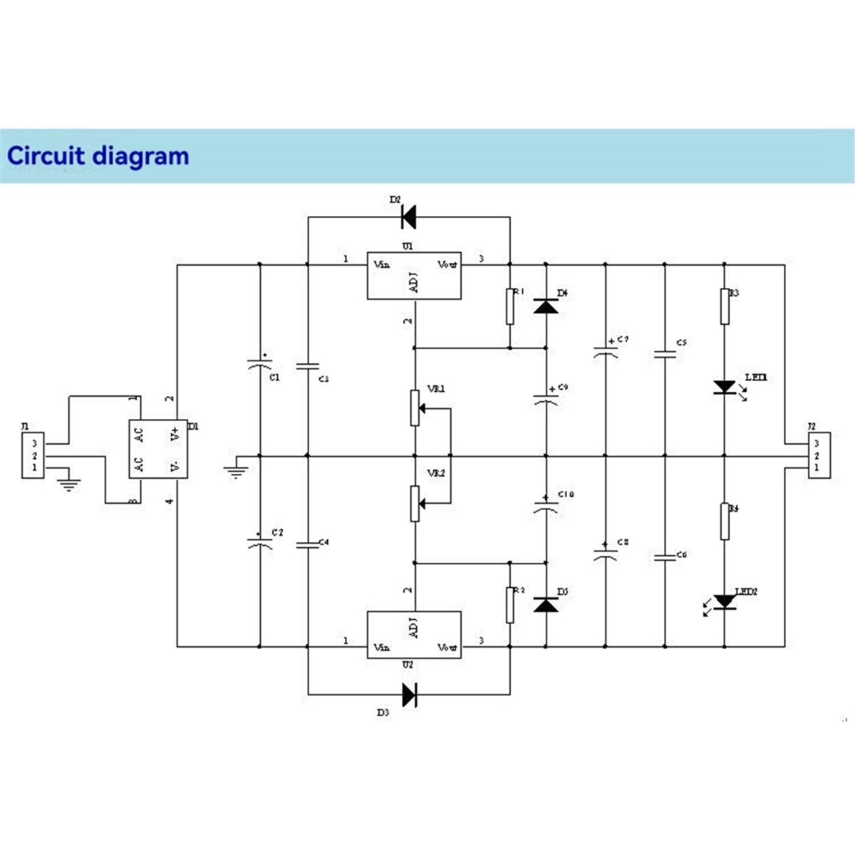 Lm317 Voltage Regulator - A49T LM317 LM337 포지티브 및 네거티브