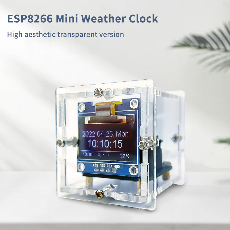 ESP8266 미니 날씨 시계 키트 DIY 납땜 프로젝 - Diy Electronics Soldering Kit 리뷰 및 가격