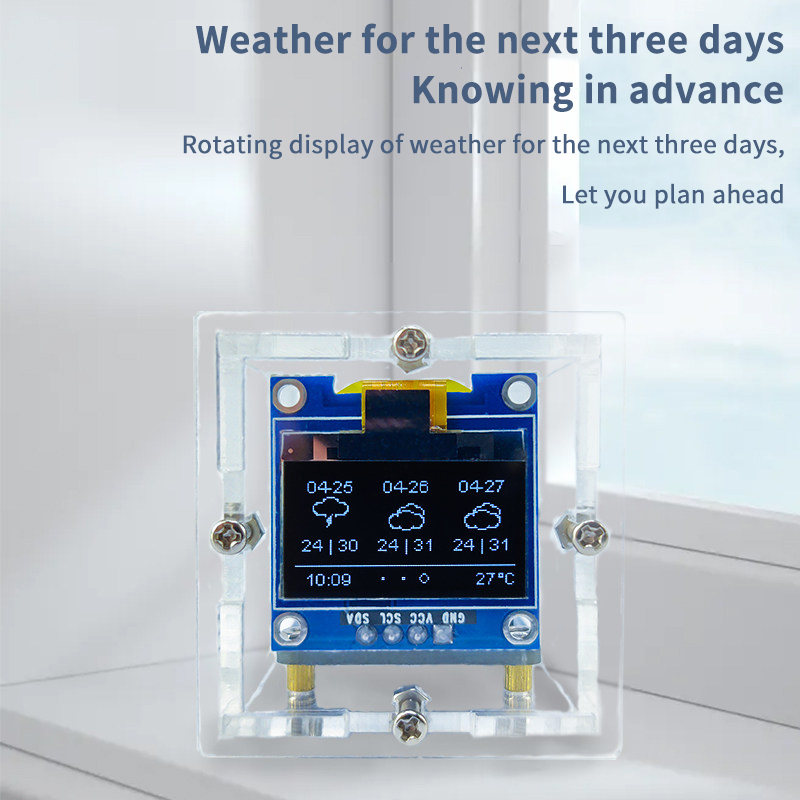 ESP8266 미니 날씨 시계 키트 DIY 납땜 프로젝 - Diy Electronics Soldering Kit 리뷰 및 가격