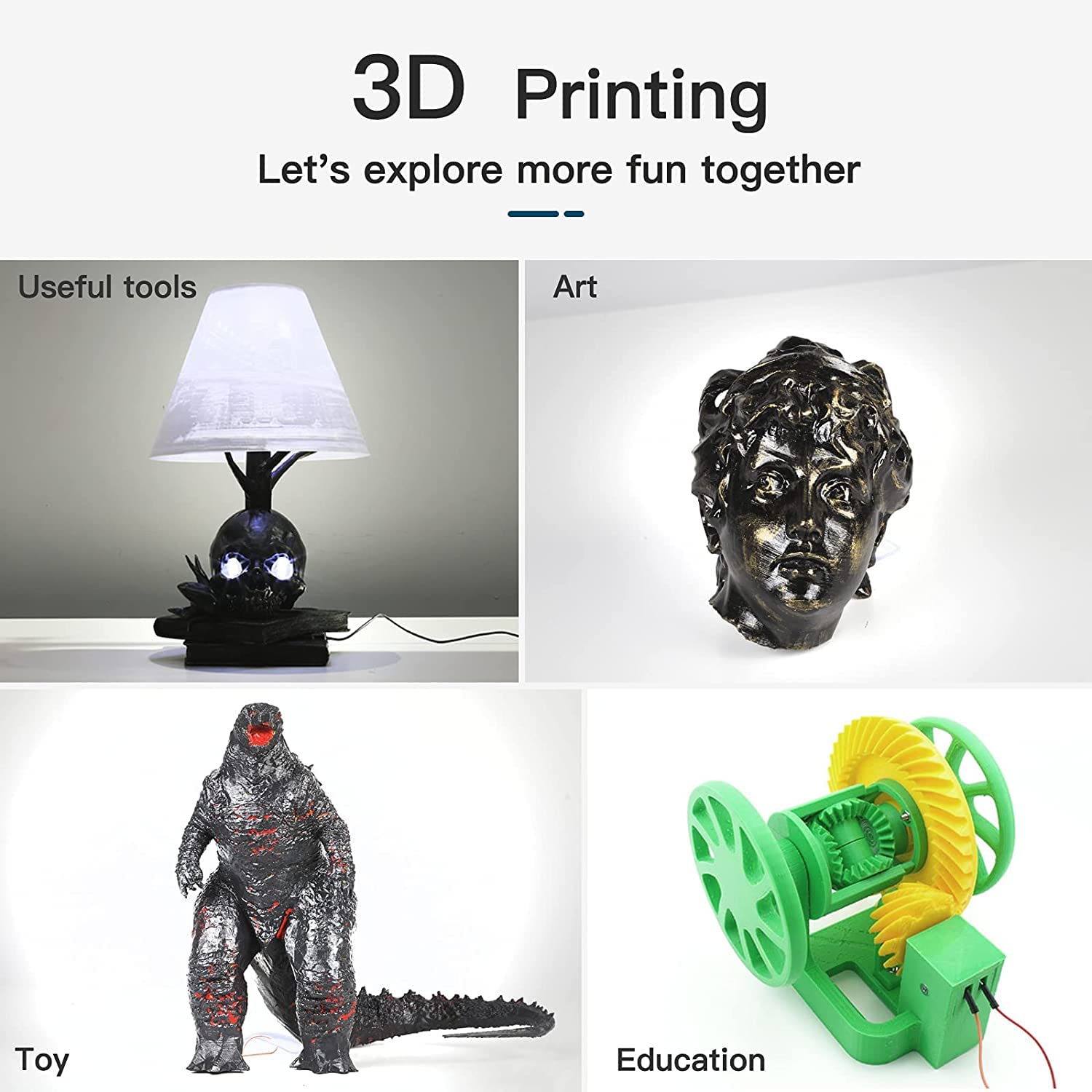 CREALITY 3D 1KG 1.75mm PLA 필라멘 - Creality Printer Ender 3 리뷰 및 가격