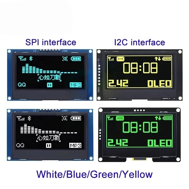 2.42인치 2.42 OLED 디스플레이 모듈 128x - Oled Display Module 리뷰 및 가격