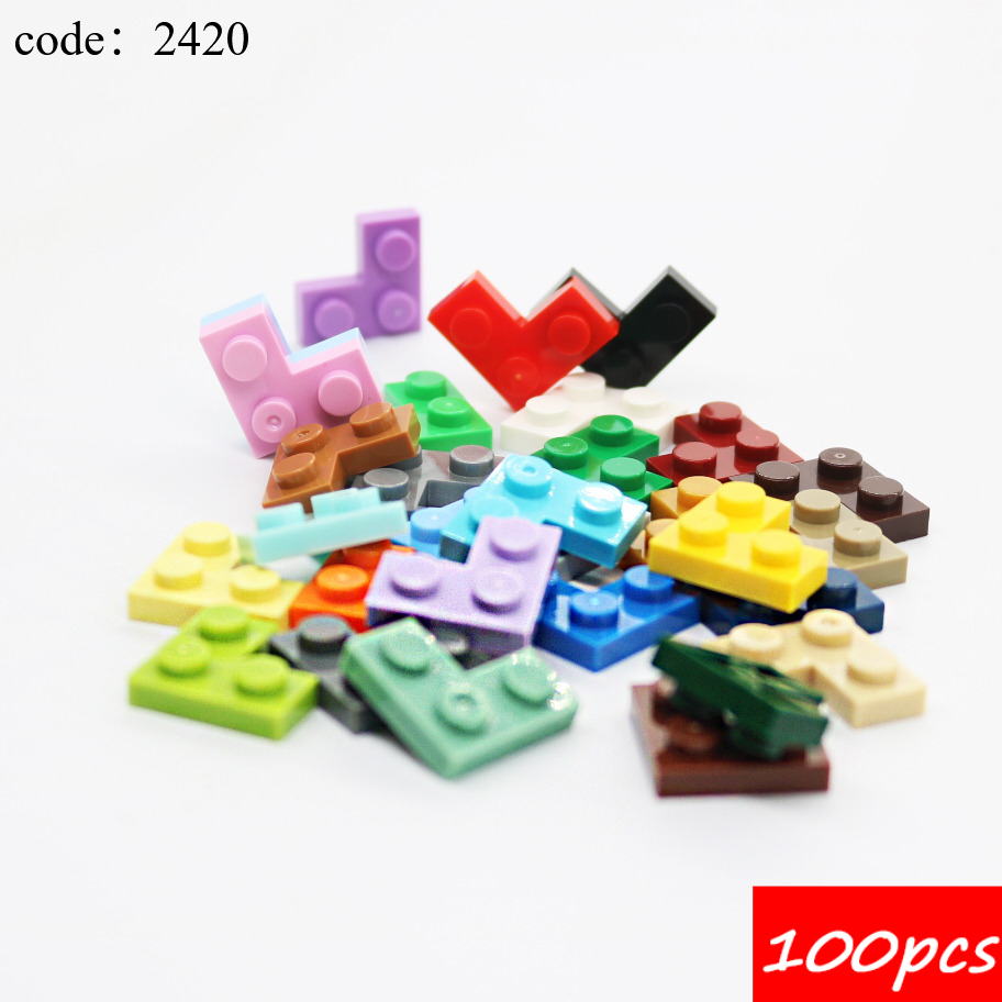 100PCS MOC 2420 플레이트 2x2 빌딩 블록 - Diy Electronics Ideas 리뷰 및 가격