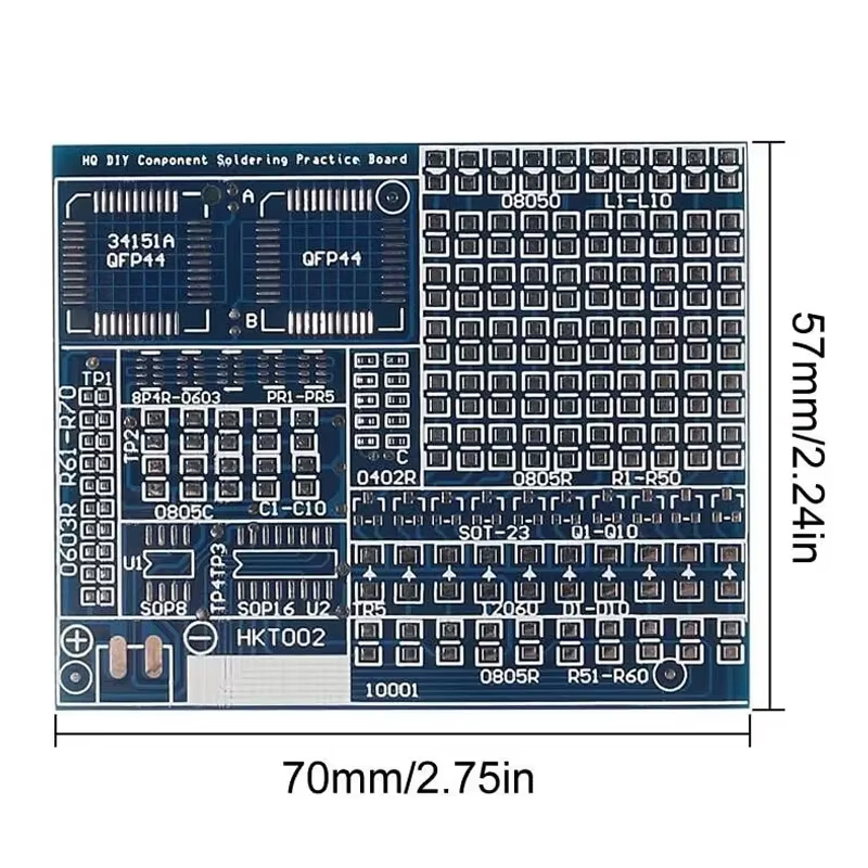 02 패치 구성 요소 전자 용접 연습 보드 키트 SMD - Diy Electronics Workbench 리뷰 및 가격