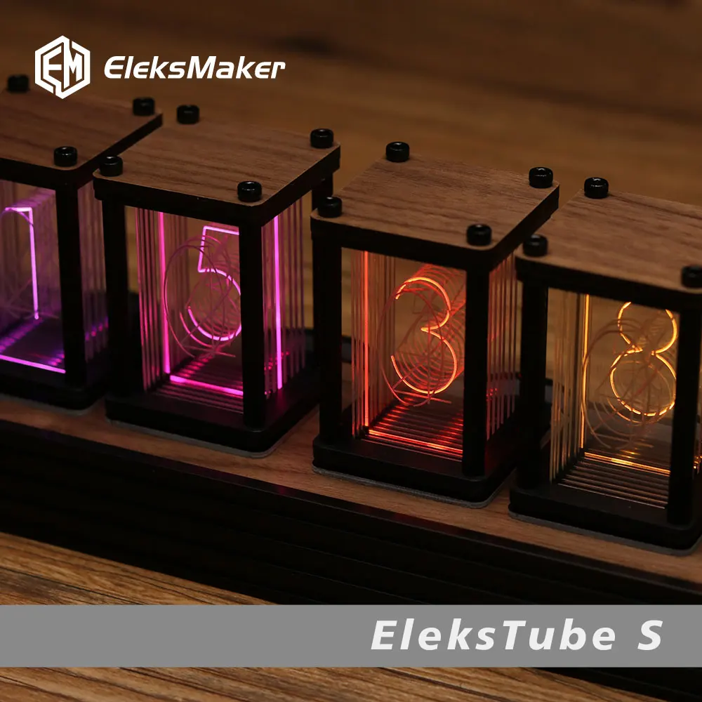 RGB 닉시 튜브 시계 DIY 테이블 시계, LED 전 - Diy Electronics Ideas 리뷰 및 가격