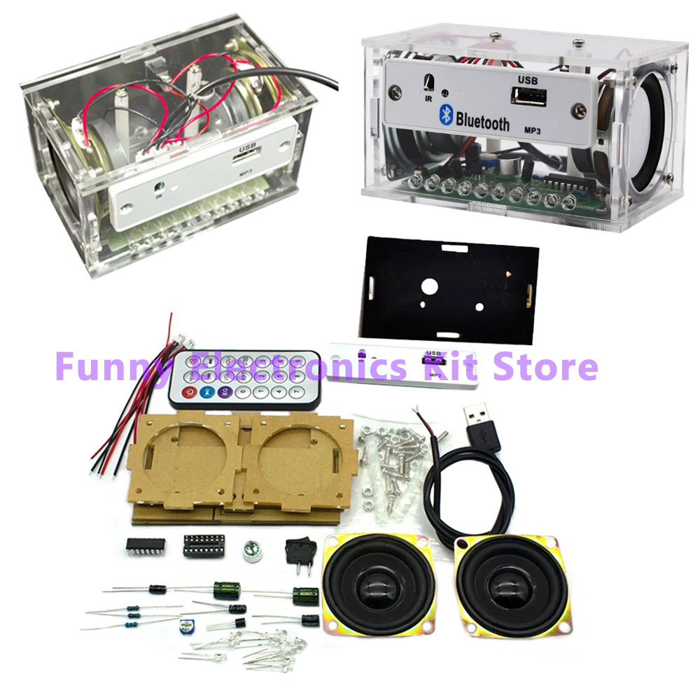 DIY 블루투스 스피커 키트 화이트 스테레오 전자 납땜 - Diy Electronics For Adults 리뷰 및 가격