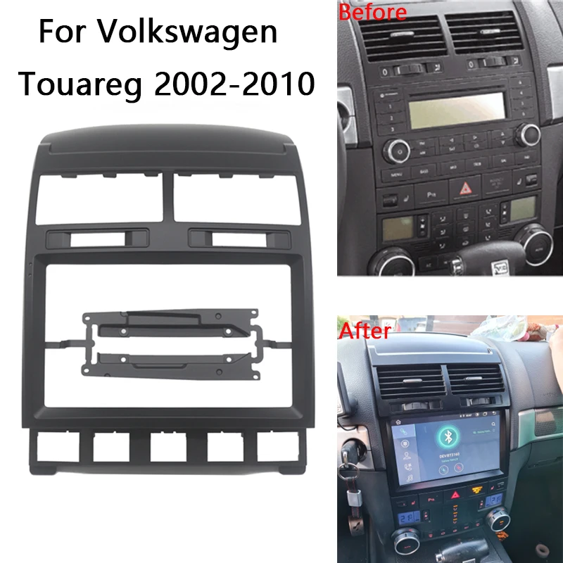 폭스바겐 투아렉 2002-2010용 카 라디오 프레임  - Diy Electronics Radio 리뷰 및 가격