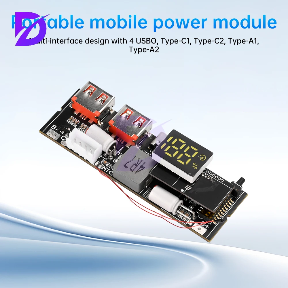 65W 100W 듀얼 C 포트 양방향 초고속 충전 모듈 - Diy Electronics For Adults 리뷰 및 가격