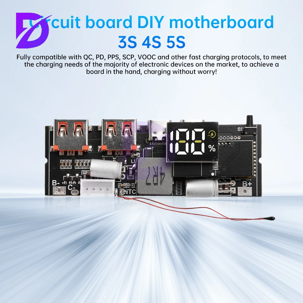 65W 100W 듀얼 C 포트 양방향 초고속 충전 모듈 - Diy Electronics For Adults 리뷰 및 가격