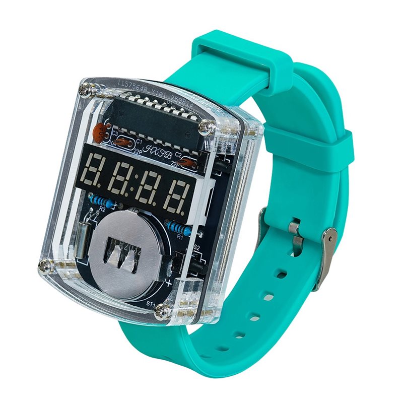 2X DIY 시계 LED 시계 전자 키트 0.28인치  - Diy Electronics Watch 리뷰 및 가격