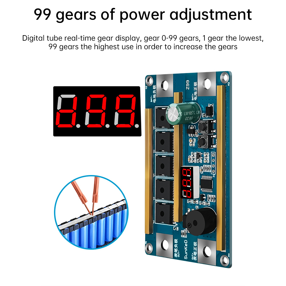 Z99 12V 휴대용 스폿 용접기 키트, 99단계 전력 - Diy Electronics Spot Welder 리뷰 및 가격