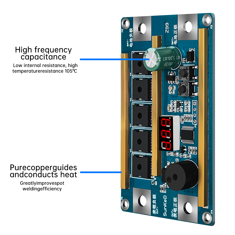 Z99 12V 휴대용 스폿 용접기 키트, 99단계 전력 - Diy Electronics Spot Welder 리뷰 및 가격
