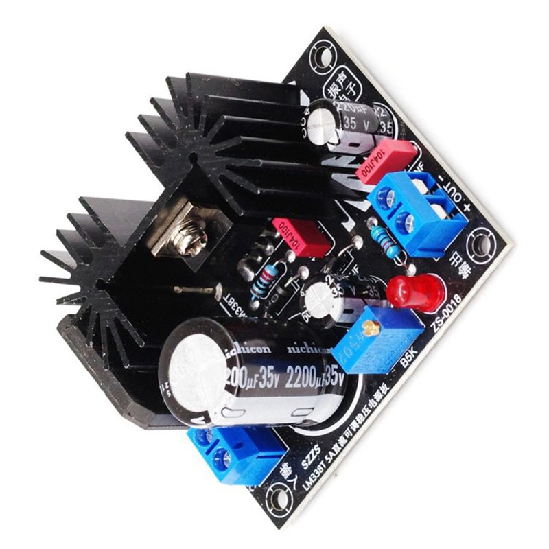 LM338 5A 출력 조정 가능한 선형 조정 전원 공급 - Diy Electronics Power Supply 리뷰 및 가격
