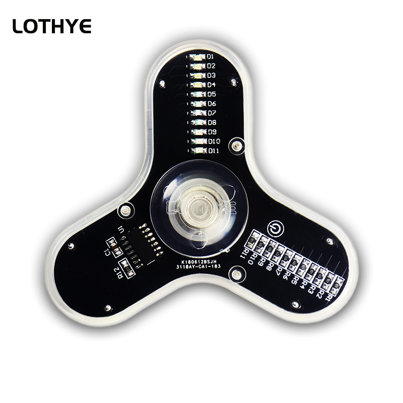 LED Fidget Spinner 제조 스피커 분위기  - Diy Electronics Soldering Kit 리뷰 및 가격