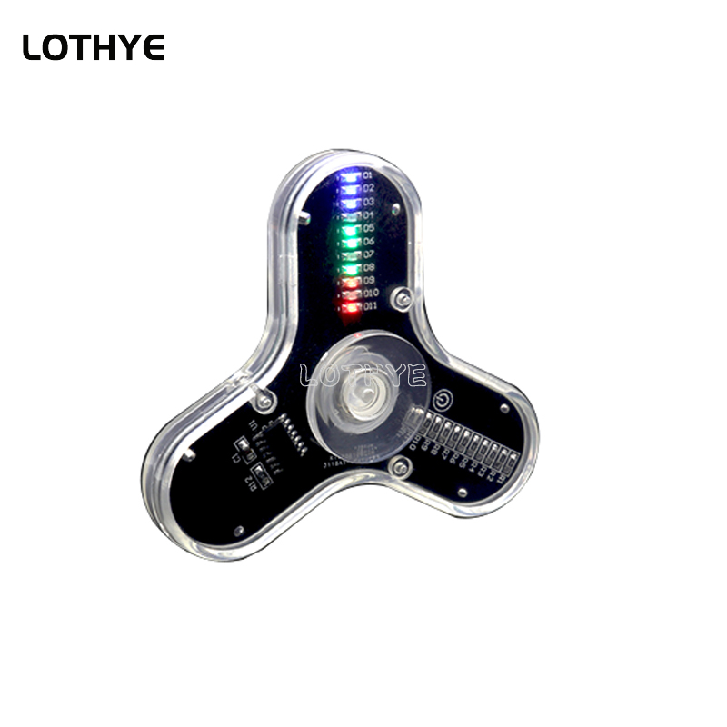 LED Fidget Spinner 제조 스피커 분위기  - Diy Electronics Soldering Kit 리뷰 및 가격