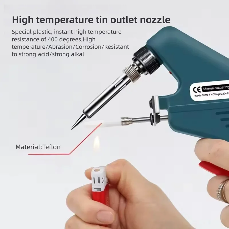 조절식 온도 납땜 인두 220V 60W 자동 공급 틴건 - Diy Electronics Soldering Kit 리뷰 및 가격