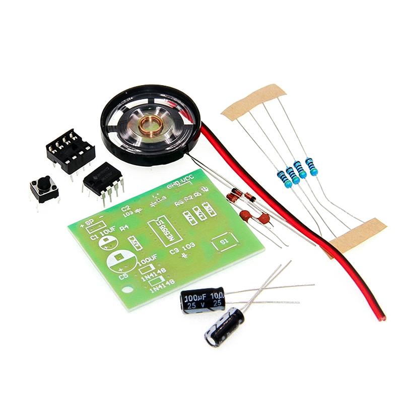 전문가용 NE555 초인종 DIY 키트 - 이중 톤 딩 - Diy Electronics Soldering Kit 리뷰 및 가격