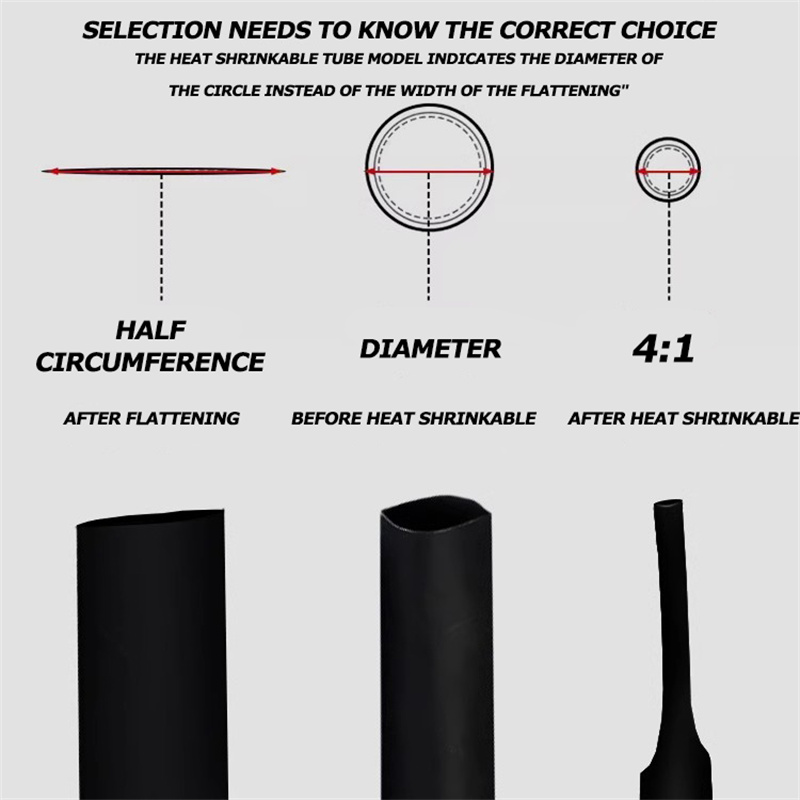 4:1 이중 벽 튜브 슬리브 랩 와이어 케이블 키트,  - Heat Shrink Tubing 리뷰 및 가격