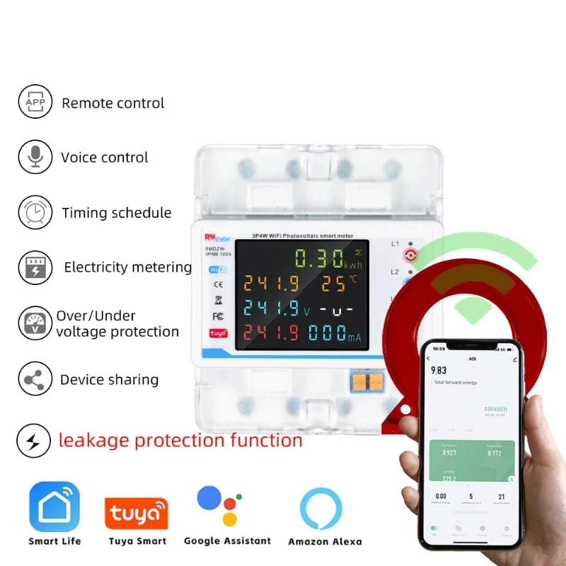 자동 재폐로 보호 장치 WiFi 지능형 회로 차단기 3 - Diy Electronics Store 리뷰 및 가격