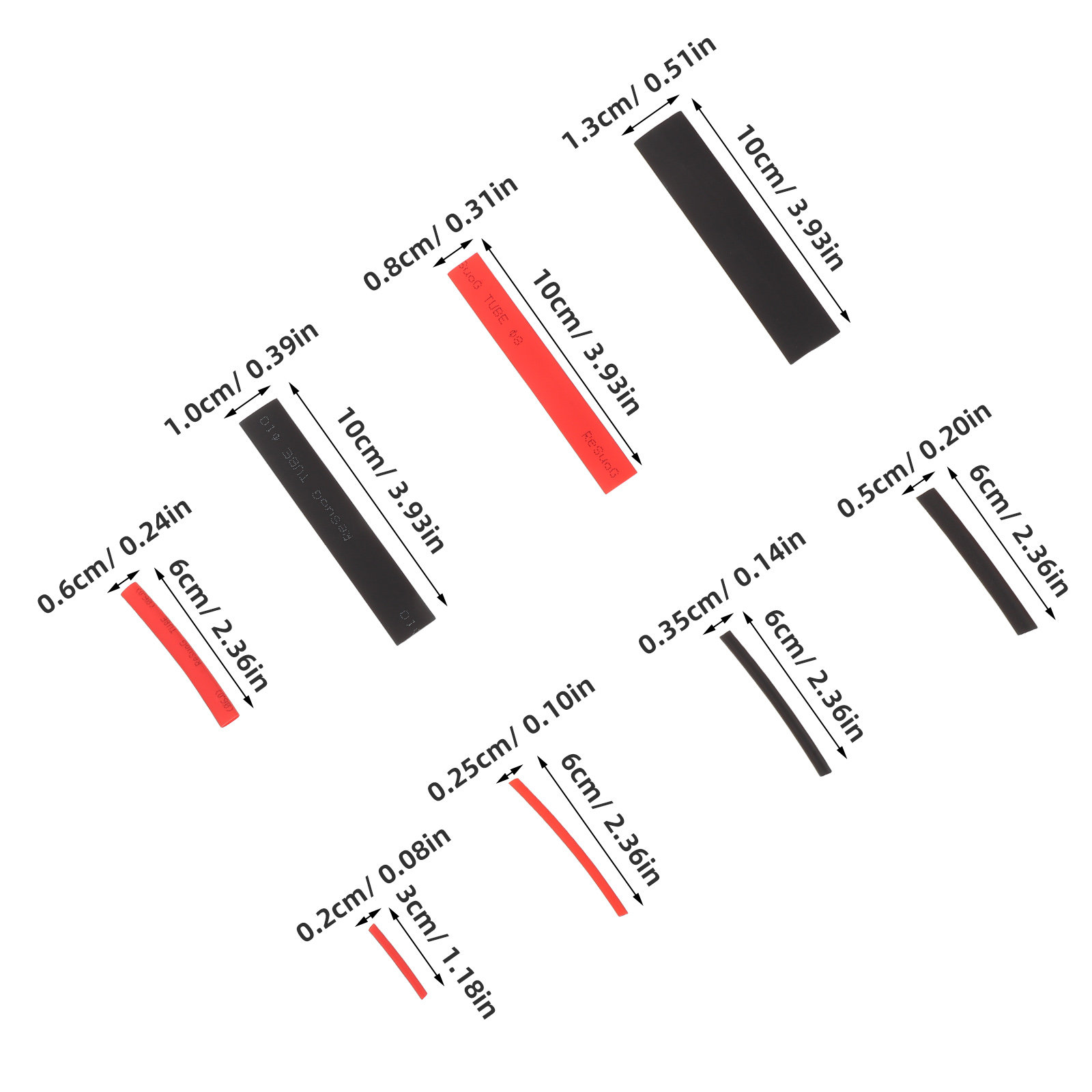 300개 열수축 튜빙 블랙 레드 폴리올레핀 수축 랩 전 - Heat Shrink Tubing 리뷰 및 가격