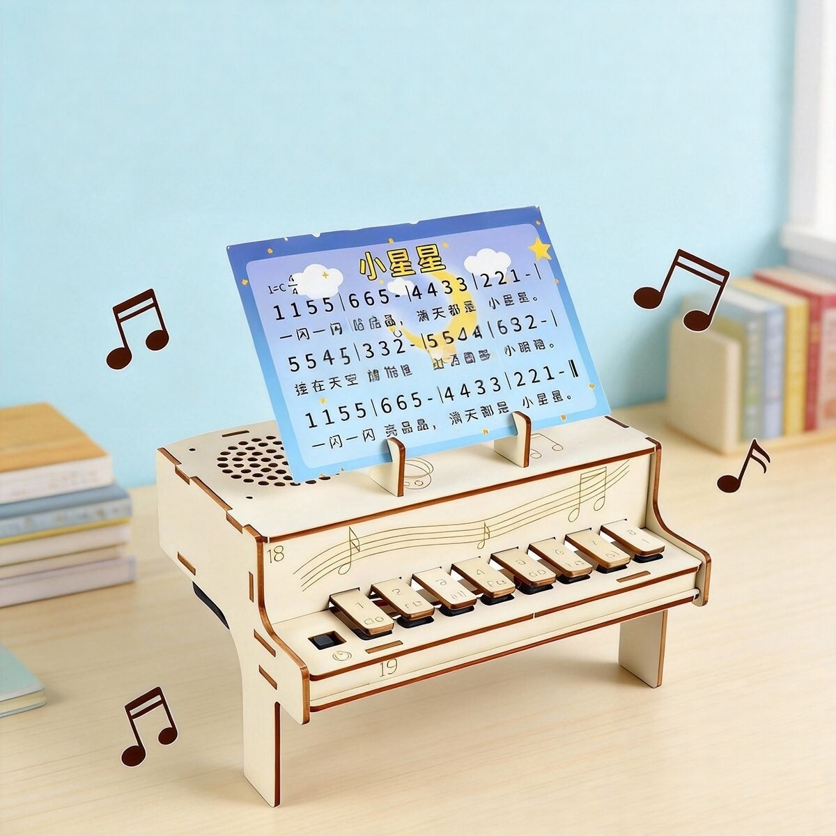 DIY 나무 전자 피아노 모델 STEM 조립 키트 물리 - Diy Electronics For Adults 리뷰 및 가격