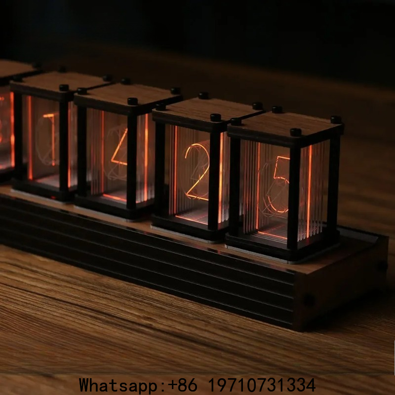 닉시 튜브 시계 DIY 테이블 시계 LED 전자식 데스 - Diy Electronics Ideas 리뷰 및 가격
