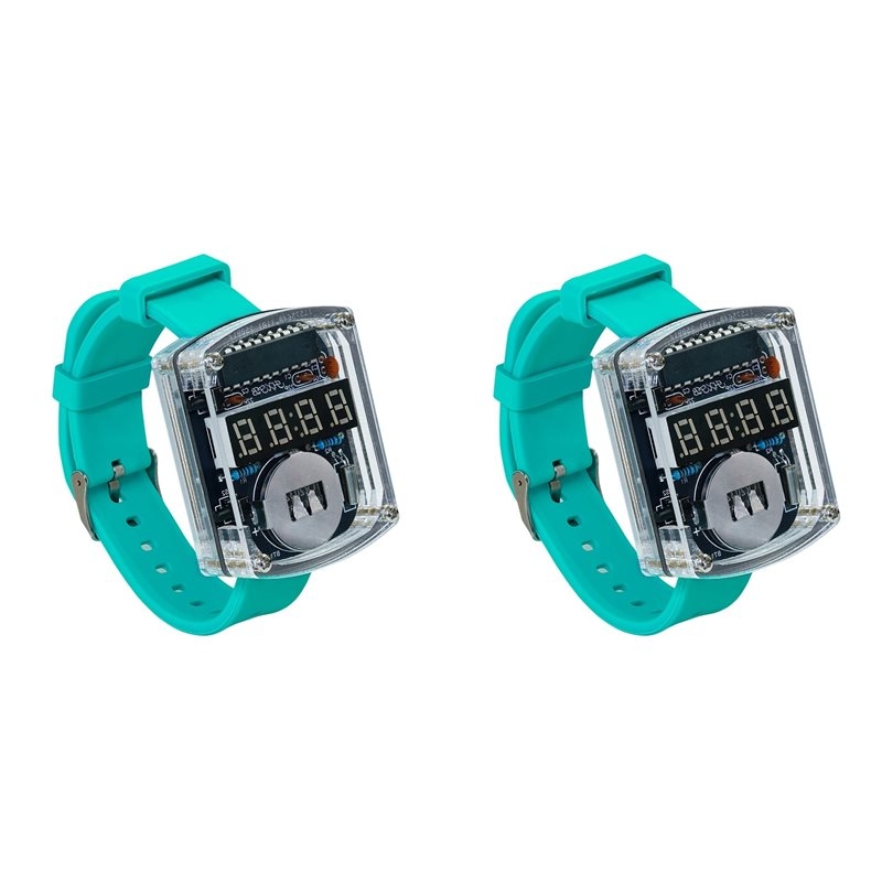 2X DIY 시계 LED 시계 전자 키트 0.28인치  - Diy Electronics Watch 리뷰 및 가격