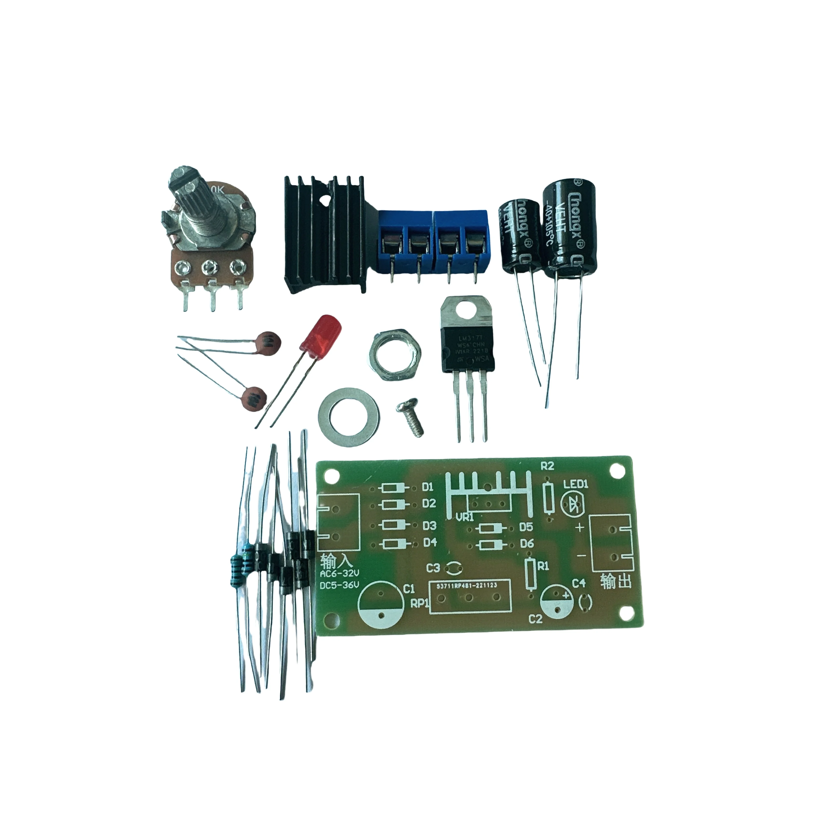 LM317 조정 가능한 규제 전원 공급 장치 키트 연속 - Lm317 Voltage Regulator 리뷰 및 가격