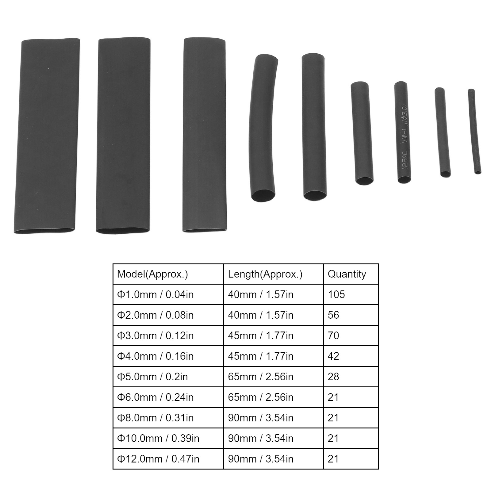 385개 열수축 튜빙 키트 전기 절연 방염 케이블 와이 - Heat Shrink Tubing 리뷰 및 가격