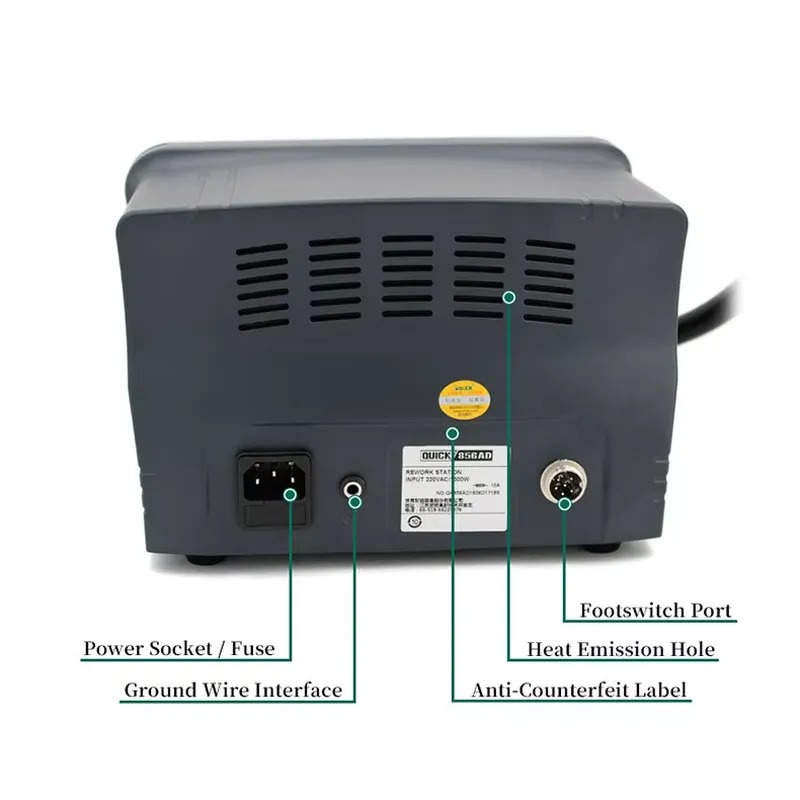 1300W 220/110V QUICK 856AD 무연  - Hot Air Rework Station 리뷰 및 가격