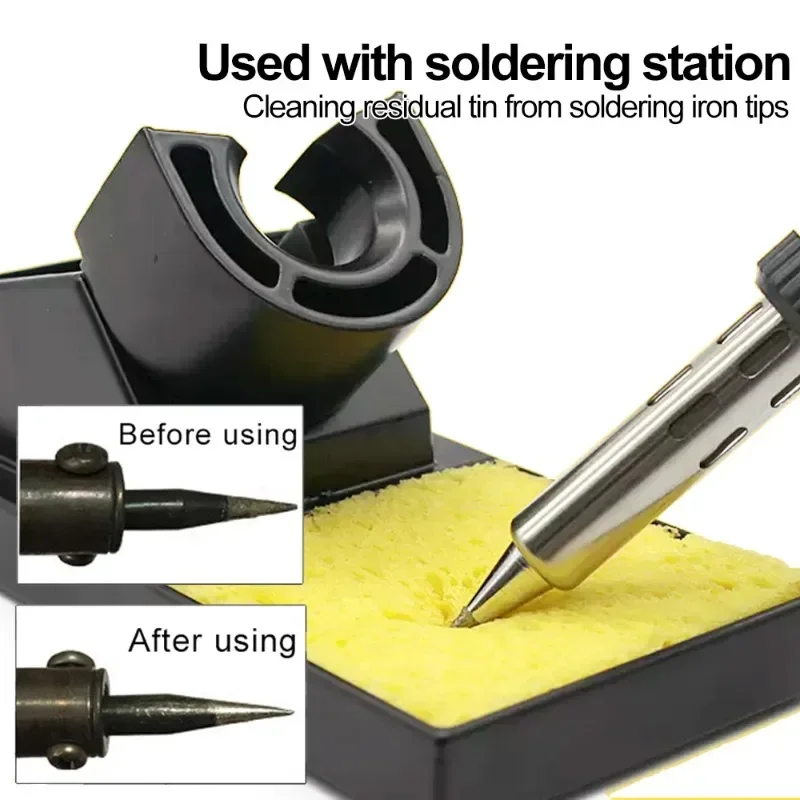 10Pcs 6x6cm 납땜 인두 청소 스폰지, 주석 잔 - Diy Electronics Soldering Kit 리뷰 및 가격