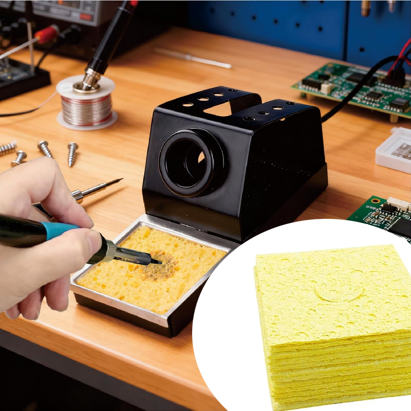 10Pcs 6x6cm 납땜 인두 청소 스폰지, 주석 잔 - Diy Electronics Soldering Kit 리뷰 및 가격