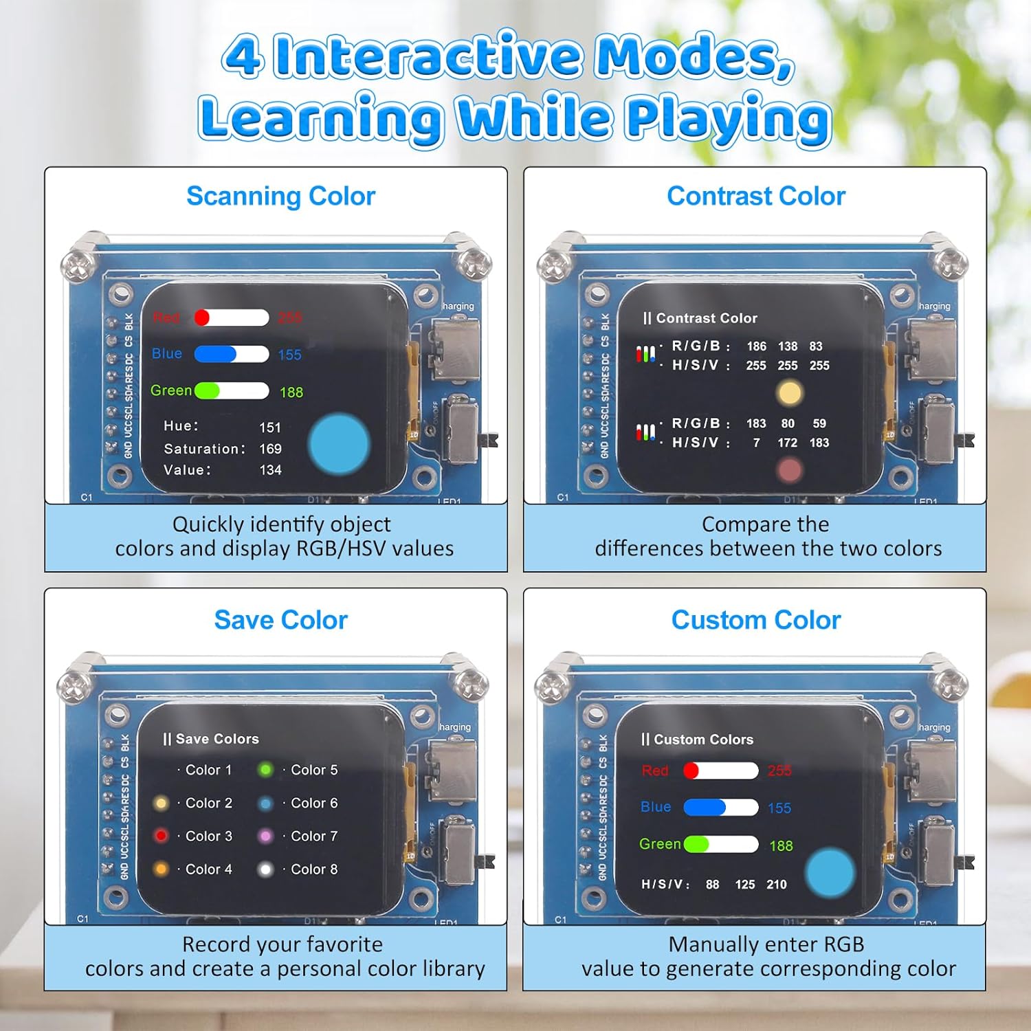 TCS34725 센서가 포함된 DIY 색상 인식 납땜  - Diy Electronics For Adults 리뷰 및 가격